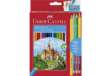 Immagine di Matite colorate Faber-Castell Eco Il Castello Conf. 36 + 3 Bicolor + 1 Grafite - 110336