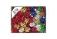 Immagine di Stelle adesive per pacchi regalo Brizzolari 10 mm Ø 50 mm assortiti lucido  conf. 100 - B.15