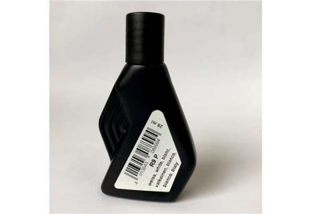 Immagine di Inchiostro unversale per timbri Trodat R9 a rapida essiccazione 28 ml bianco 95954