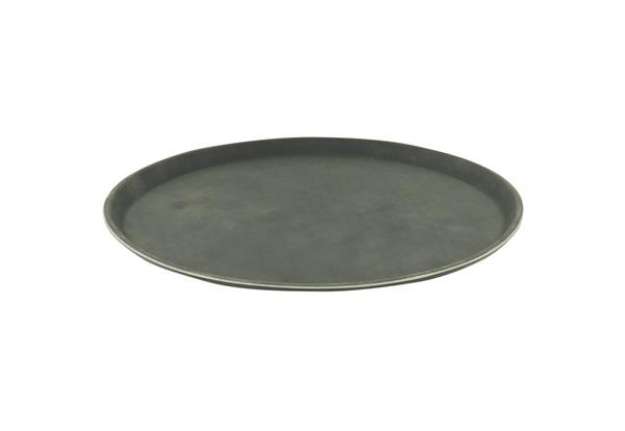 Immagine di Vassoio rotondo diametro 40,5 cm antiscivolo nero - 337947