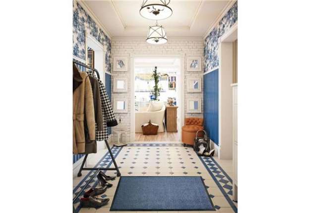 Immagine di Tappeto da ingresso Floortex Doortex AdvantageMat 60x90 cm blu FR46090DCBLV