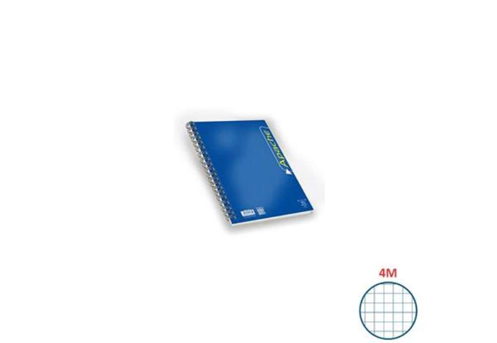 Immagine di Maxi quaderno spiralato Pigna Apache A4 - 70 g/m² - 140 ff - 4M - assortiti - 02138064M