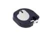 Immagine di Nastro per etichettatrice Q-Connect compatibile con Dymo LetraTag - plastica nero/bianco - 12 mm x 4