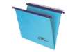 Immagine di Cartelle sospese orizzontali per cassetti Linea Joker 33 cm fondo V - blu conf. 25 pezzi - 400/330 L