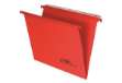 Immagine di Cartelle sospese orizzontali per cassetti Linea Joker 39 cm fondo V - rosso conf. 25 pezzi - 400/395
