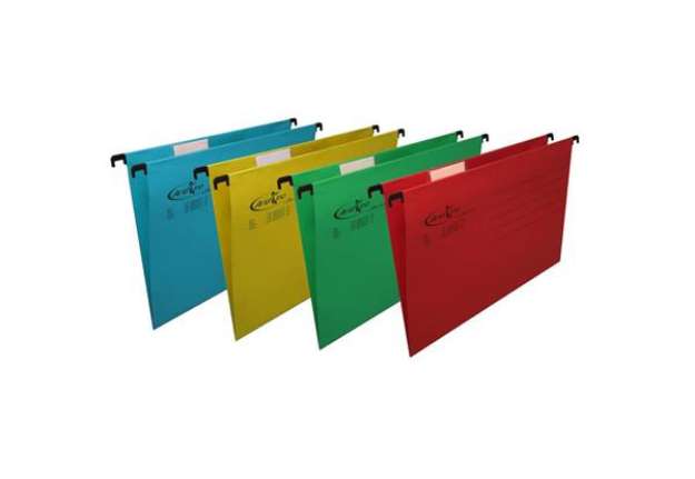 Immagine di Cartelle sospese orizzontali per cassetti Linea Arlekino 33 cm fondo V - assortiti conf. 10 pezzi 06