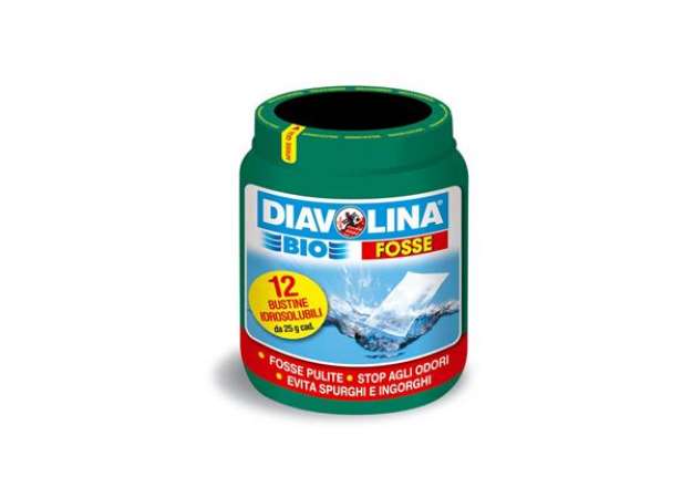 Immagine di Attivatore fosse biologiche Diavolina Bio 12 bustine idrosolubili da 25 grammi 16020