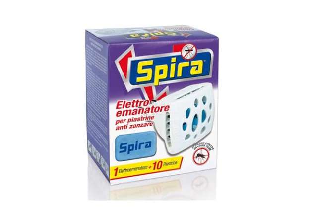 Immagine di Elettroemanatore per piastrine antizanzare Spira - fornelletto + 10 piastrine - 10139