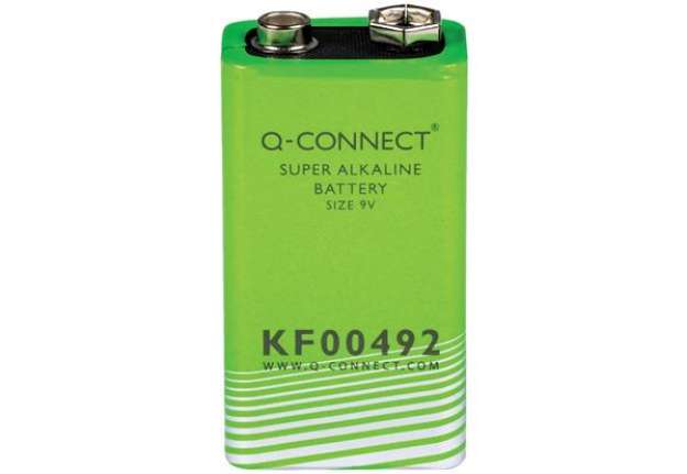 Immagine di Batteria alcalina Q-Connect 9V in blister KF00492