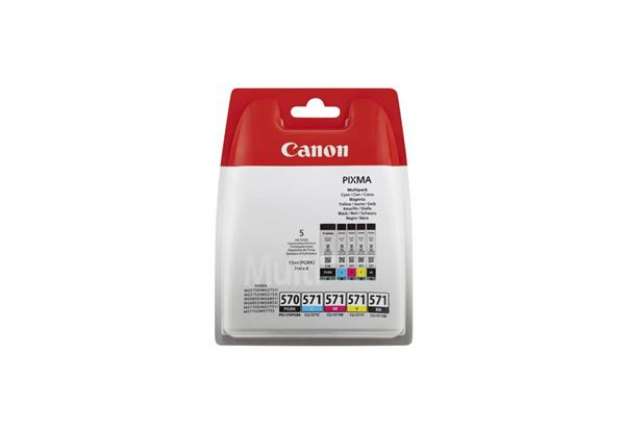 Immagine di Cartuccia inkjet PGI-570/CLI-571 Canon Nero-ciano-magenta-giallo 0372C004