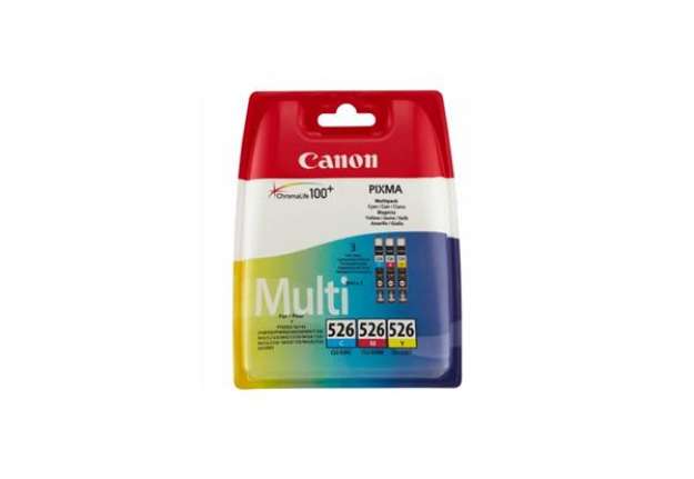 Immagine di Cartuccia inkjet CL-526 Canon capacità standard 3x9 ml combo-pack Ciano-Magenta-Giallo - 4541B009