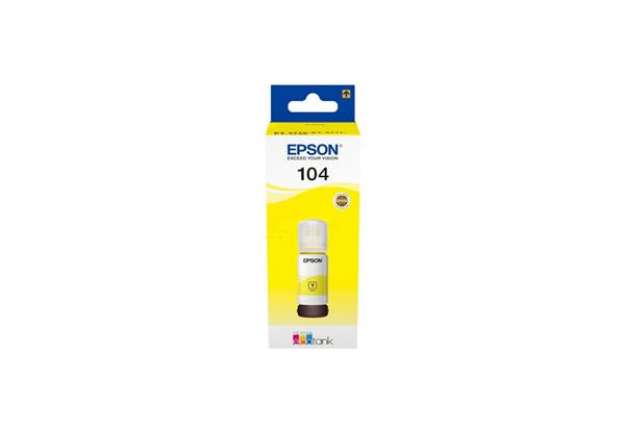 Immagine di Inchiostro in bottiglia Epson 104 EcoTank giallo C13T00P440