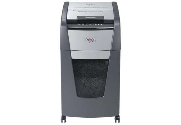 Immagine di Distruggidocumenti uso moderato Optimum AutoFeed+ 225X EU Rexel - P-4 - 60 L - taglio a frammenti 4x