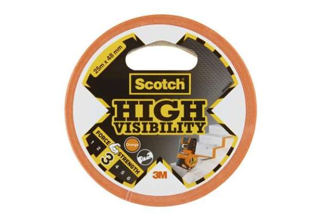 Immagine di Nastro adesivo extra resistente Scotch® Extremium Universal 48 mm x 25 m - arancione alta visibilità