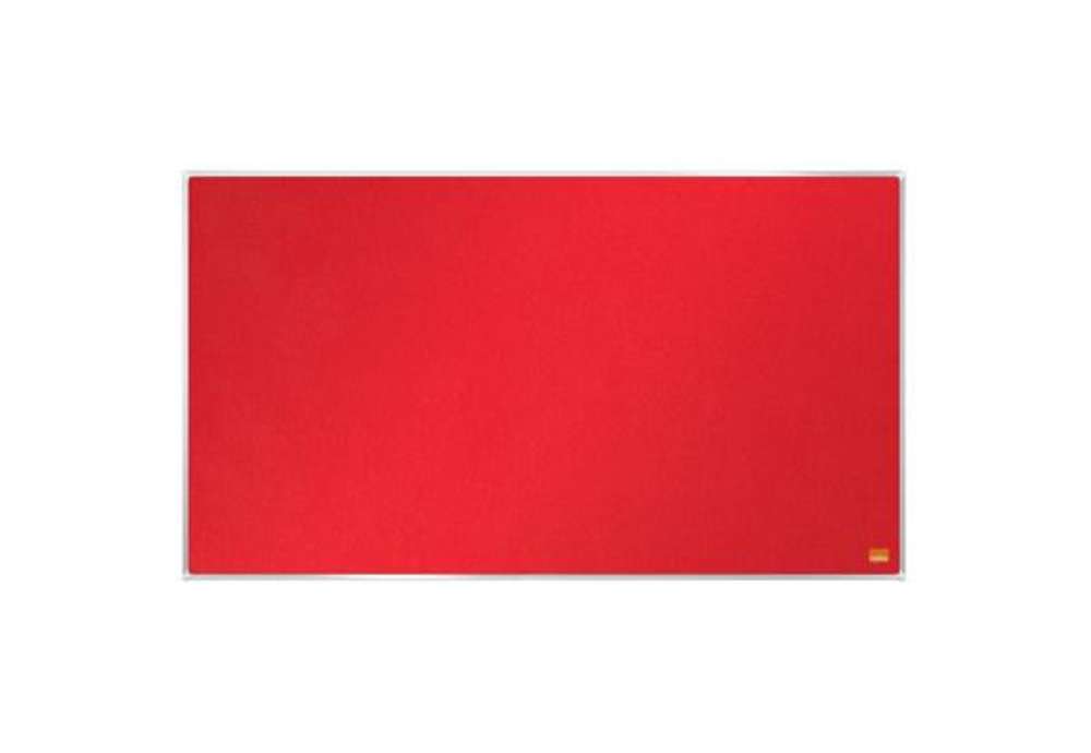 Immagine di Pannello in feltro Nobo Widescreen Impression Pro 32'' 710x400 mm rosso 1915419
