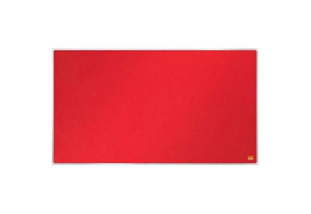 Immagine di Pannello in feltro Nobo Widescreen Impression Pro 32'' 710x400 mm rosso 1915419