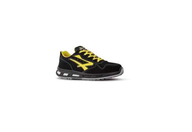 Immagine di Scarpe antinfortunistiche in pelle di camoscio Axel S1P U-Power nero/giallo - n° 44 - RL20236 AXEL S