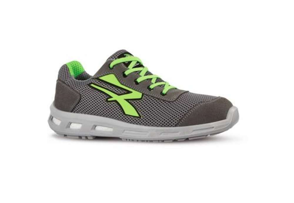Immagine di Scarpe antinfortunistiche in pelle Airnet Summer S1P U-Power grigio-verde n° 40 - RL20346 SUMMER S1P