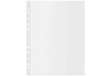 Immagine di Buste a perforazione universale Esselte De Luxe f.to 22x30 cm 100% riciclate trasparenti - conf. 50