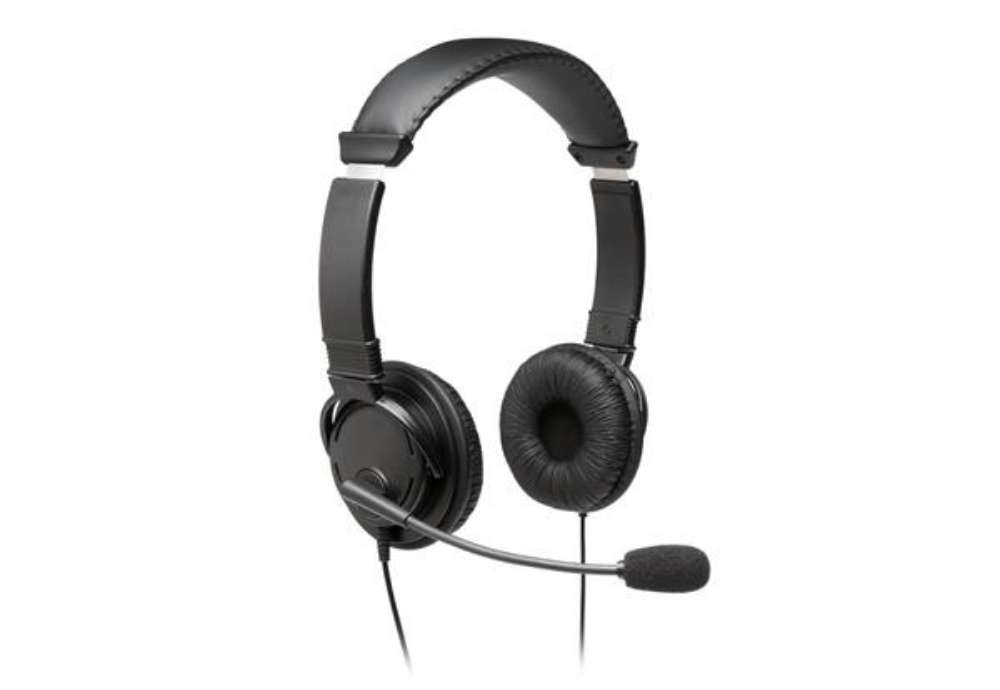 Immagine di Cuffie USB ad alta fedeltà Kensington con microfono nero K97601WW