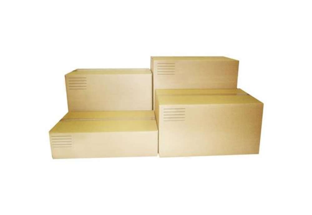 Immagine di Scatole americane imballo di cartone a 2 onde 600x400x200 mm colore avana - conf. 10 pezzi - 1264660