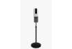 Immagine di Piantana con dispenser gel igienizzante touchless 1200 ml struttura in metallo nero e salva goccia h