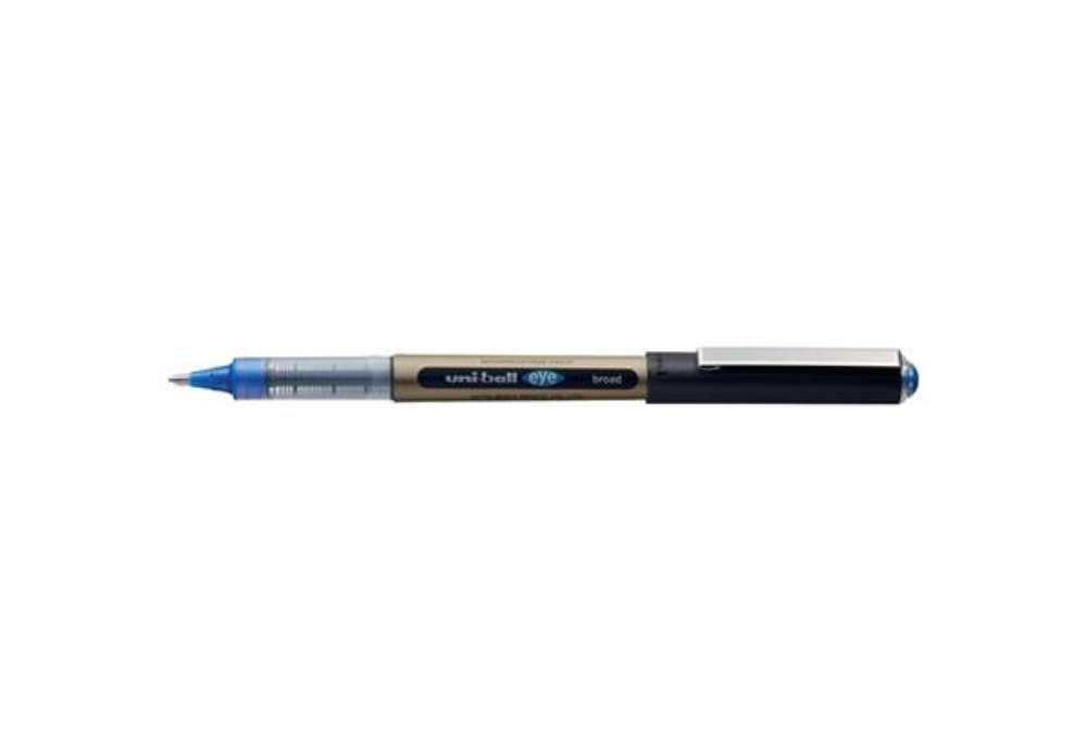 Immagine di Penna Roller inchiostro liquido Uni-Ball Eye punta media 1 mm blu M UB150 10 B