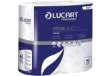 Immagine di Carta igienica 4 veli Lucart Strong Elite - rotolo da 140 strappi 9,6x 13,5 cm bianco -  Conf. 4 rot