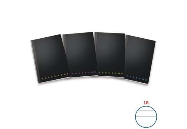 Immagine di Quaderno a righe Pigna Maxi filo singer 1R 62 ff cover pp monocromo assortiti - 80 gr. A4 - Conf. 5