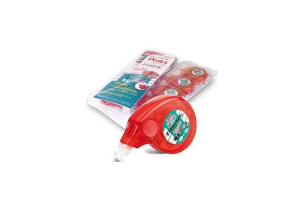 Immagine di Correttore a nastro Pentel Il Bianchetto 4,2 mm x 10 mt - bianco conf. 4 pezzi - 0100819