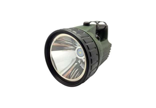 Immagine di Torcia ricaricabile CFG Estreme Led waterproof IP44 LED 10W nero/verde Luce quadra - EL041