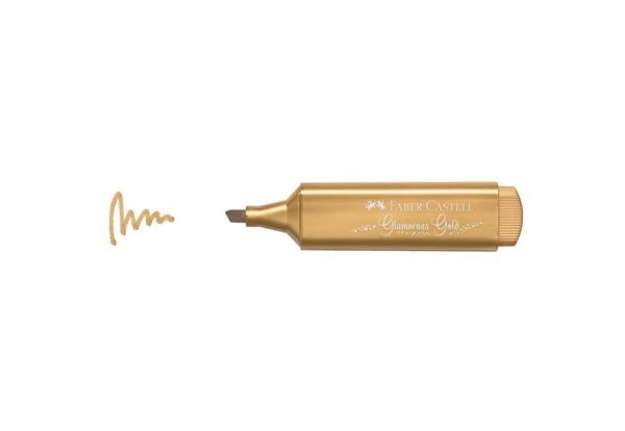 Immagine di Evidenziatore Textliner 46 tratto 1-2-5 mm Faber-Castell metallic oro - 154650