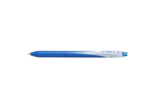Immagine di Penna roller a scatto Pentel Energel Slim punta 0,7 mm - blu - Value Pack 20+4 penne omaggio - 22230