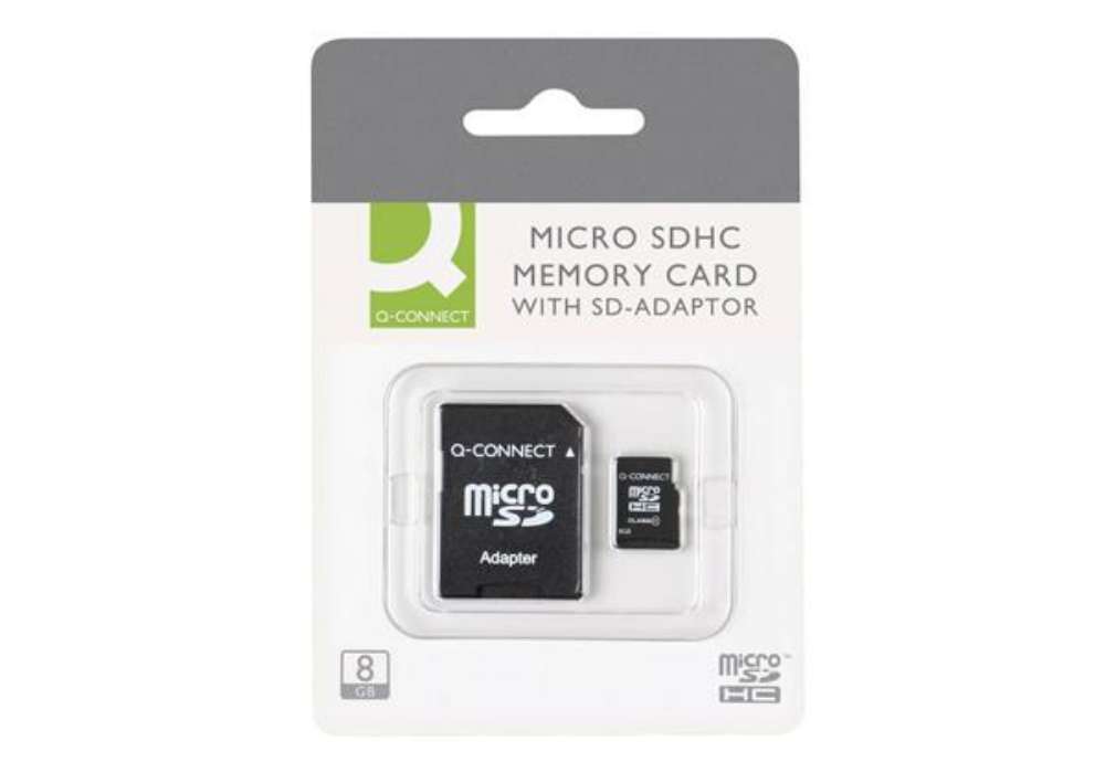 Immagine di Scheda di memoria in blister Q-Connect Micro SDHC 8 GB KF16011