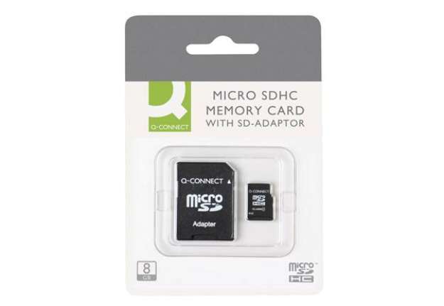 Immagine di Scheda di memoria in blister Q-Connect Micro SDHC 8 GB KF16011