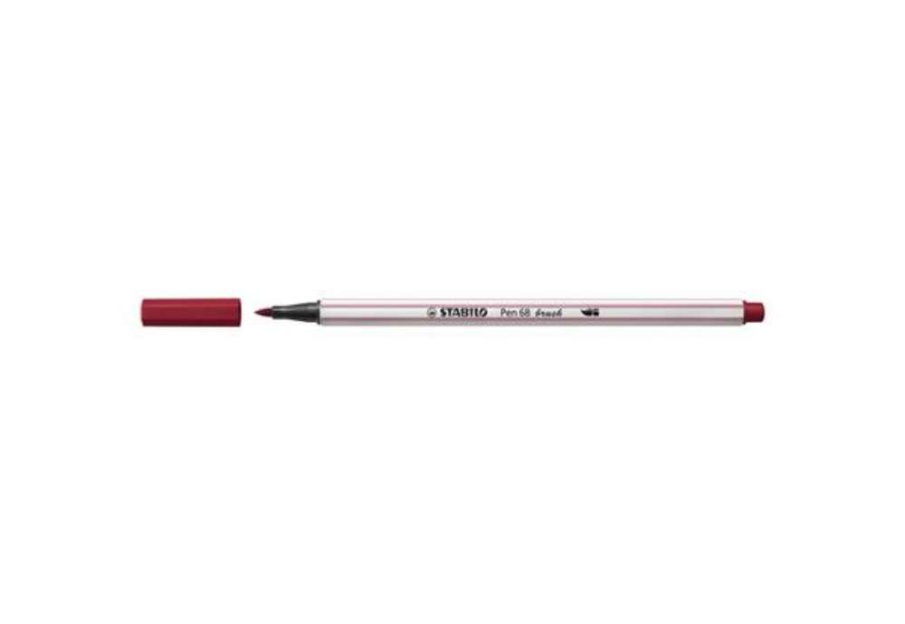 Immagine di Pennarello Stabilo Pen 68 brush - punta a pennello - M 1 mm porpora 568/19