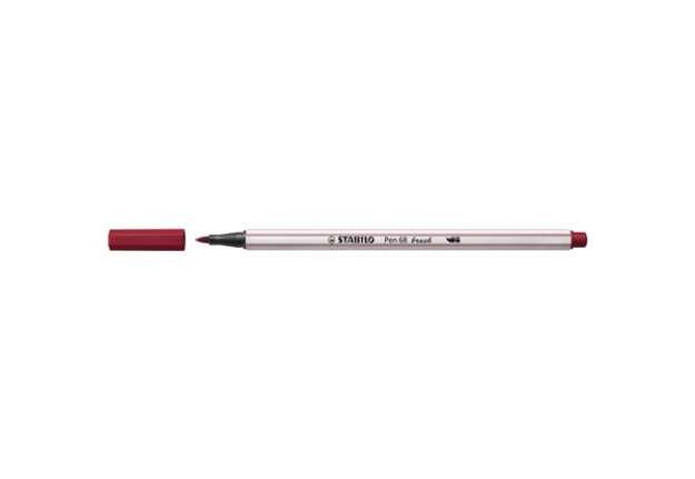 Immagine di Pennarello Stabilo Pen 68 brush - punta a pennello - M 1 mm porpora 568/19