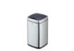 Immagine di Cestino con sensore DURABLE NO TOUCH argento metallizzato - capienza 12 Lt - 3421-23