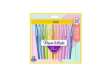 Immagine di Penne punta fibra Paper Mate Flair/Nylon pastel 1.1 M - tratto 0,7 mm - assortiti blister da 12 pezz
