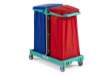 Immagine di Carrello porta rifiuti per raccolta differenziata TTS Magic Line Basic 100B Verde  - doppio - ML100B