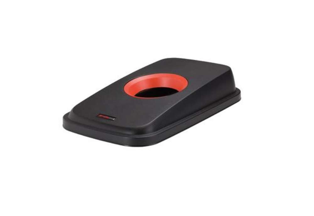 Immagine di Coperchio Rotho Selecto Rosso foro tondo  - antracite/rosso F800032