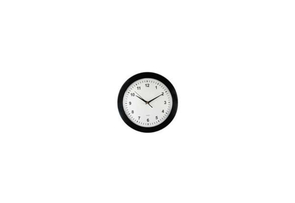 Immagine di Orologio da parete Methodo Slim - diametro Ø 31,5 cm - nero V150103