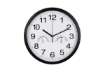 Immagine di Orologio da parete con termometro Methodo Thermo- diametro Ø 30,3 cm - nero - V150811