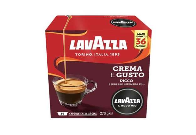 Immagine di Caffè in cialde Lavazza Astuccio 36 capsule A Modo Mio Crema&Gusto Ricco - GLAMMCGR36