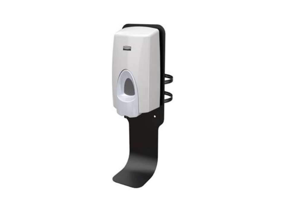 Immagine di Staffa per tubolare per montaggio Dispenser (Dispenser escluso) Rubbermaid nero - 2143454