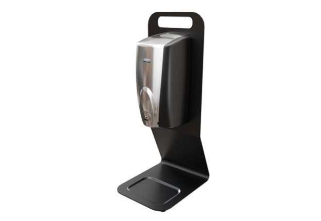 Immagine di Staffa da tavolo Countertop per dispenser Autofoam (Dispenser escluso) Rubbermaid nero - 2143544