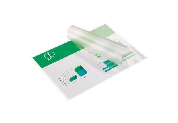 Immagine di Pouches per plastificatrici GBC 2x100 µm finitura lucida - A3 Conf. 100 pezzi  - 3740307