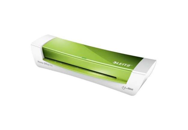 Immagine di Plastificatrice a caldo compatta a 2 Leitz iLAM Home Office A4 verde 73680054