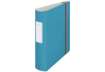 Immagine di Registratore Leitz Cosy Active con meccanismo a leva 180° - A4 - dorso 8,2 cm - blu calmo - 10380061