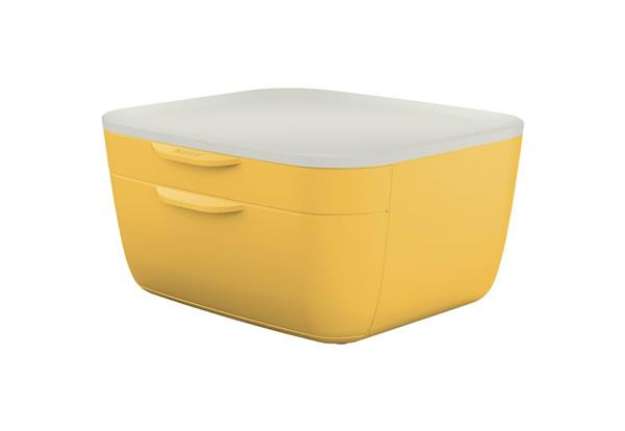 Immagine di Cassettiera Cosy - 2 cassetti - 25x14,3x27,5 cm Leitz giallo caldo 53570019